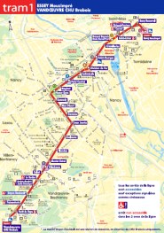 トラム路線図（2011）